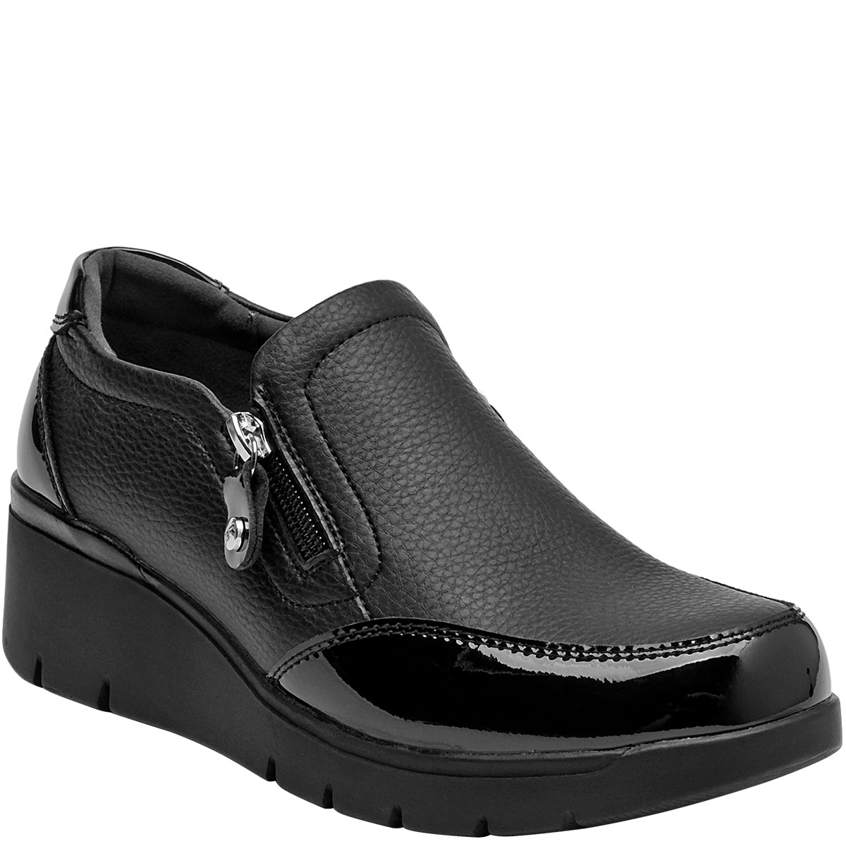 ZAPATOS MUJER BRUNO ROSSI NEGRO BRM0151 CUERO - 2