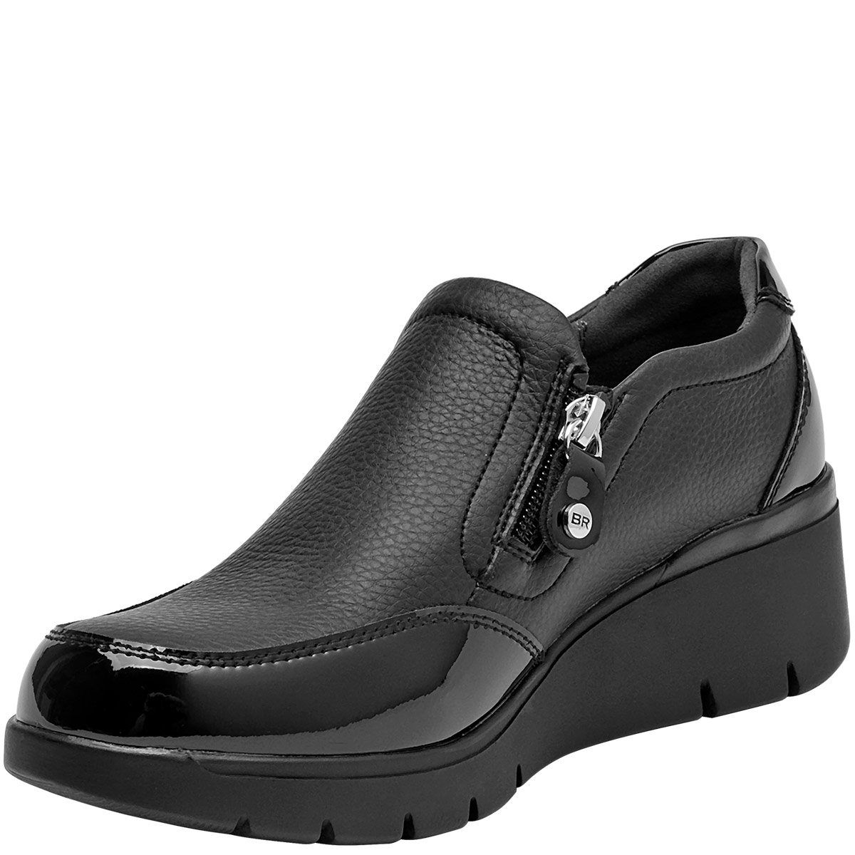 ZAPATOS MUJER BRUNO ROSSI NEGRO BRM0151 CUERO - 3