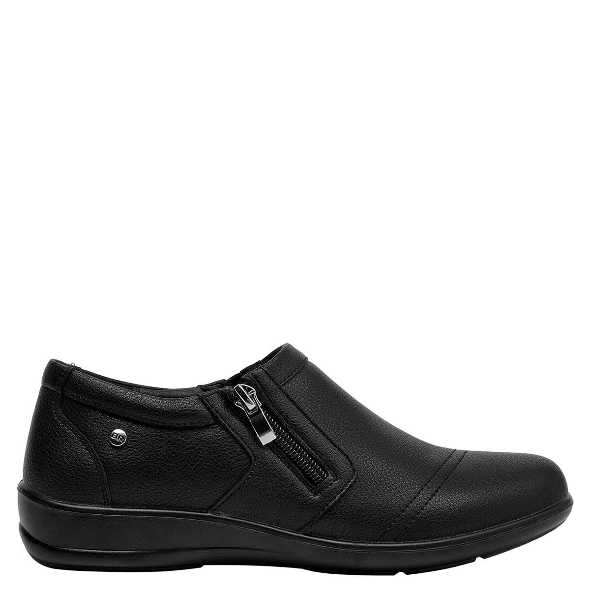 ZAPATOS MUJER BRUNO ROSSI NEGRO BRM0343 CUERO - 1