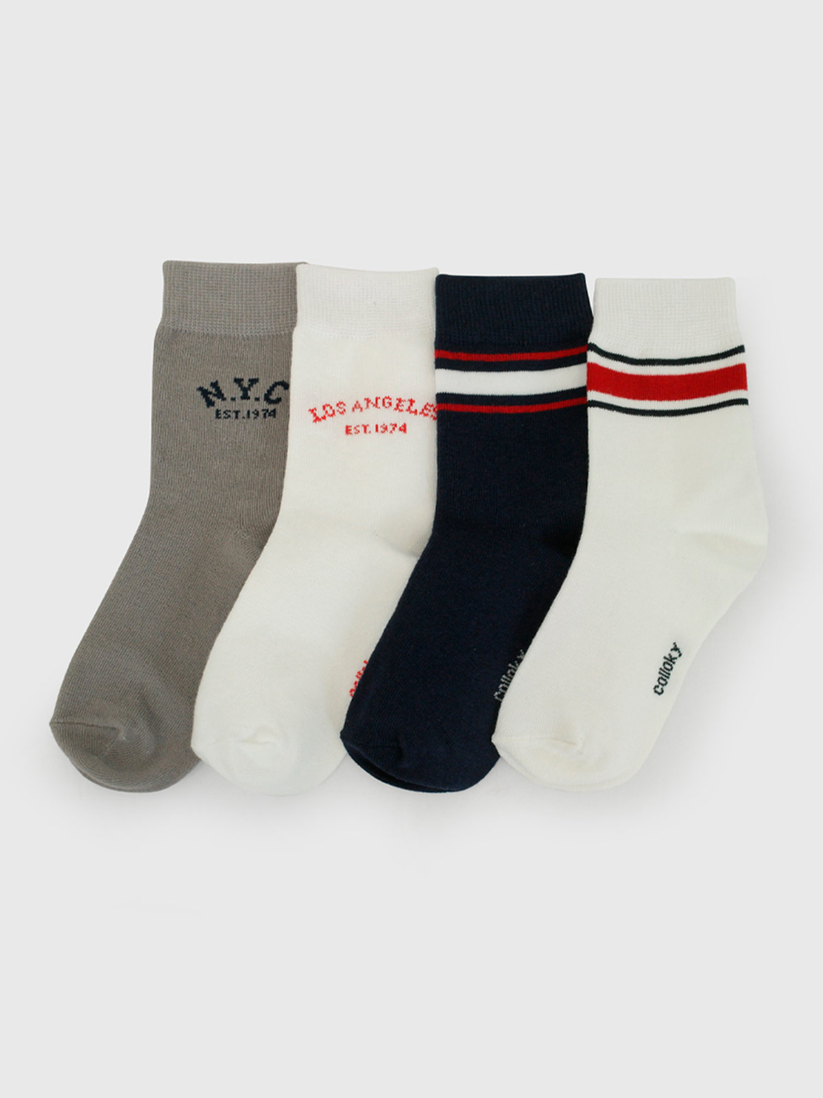 PACK X4 CALCETINES NIÑO COLLOKY