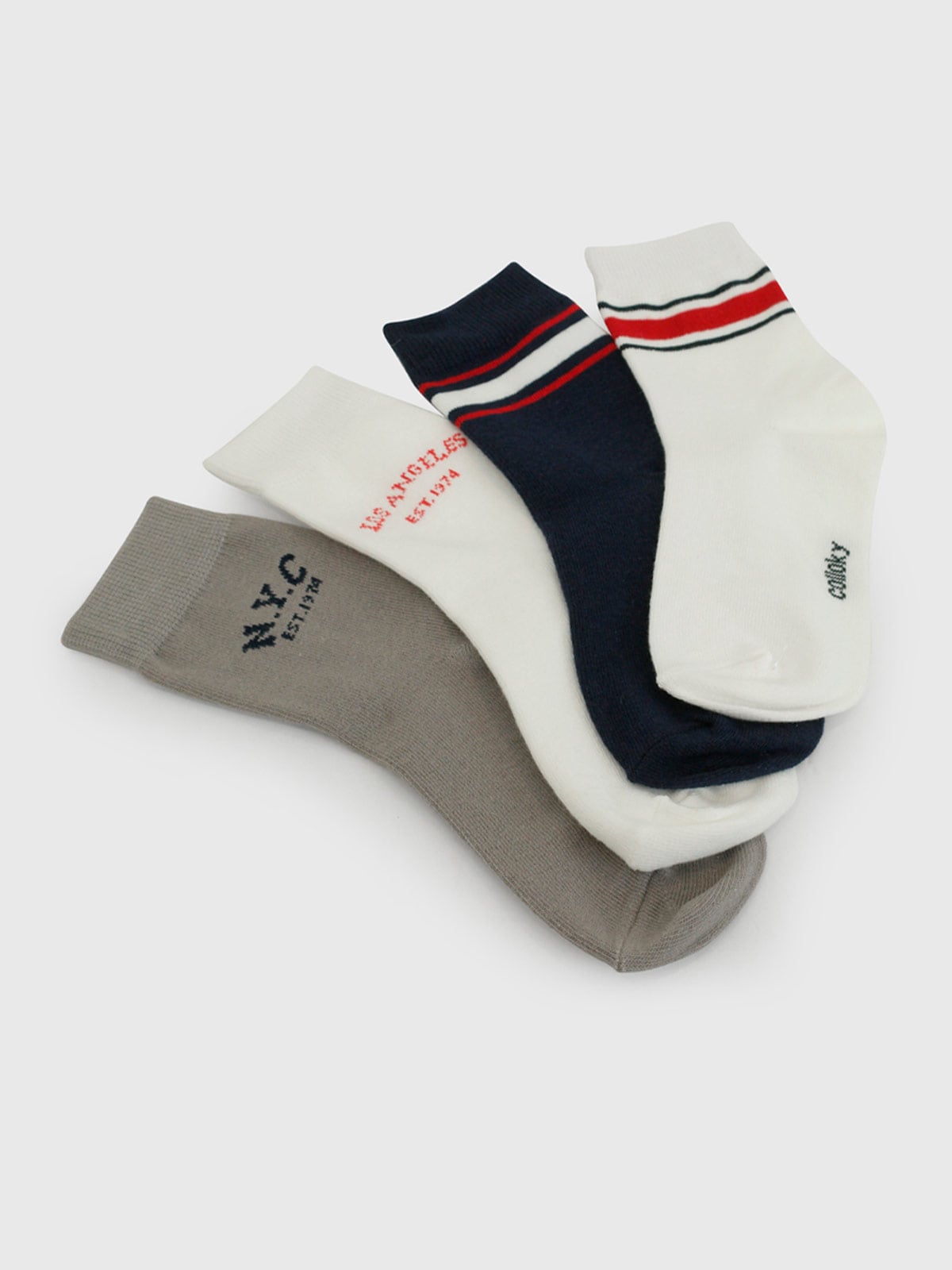 PACK X4 CALCETINES NIÑO COLLOKY - 3