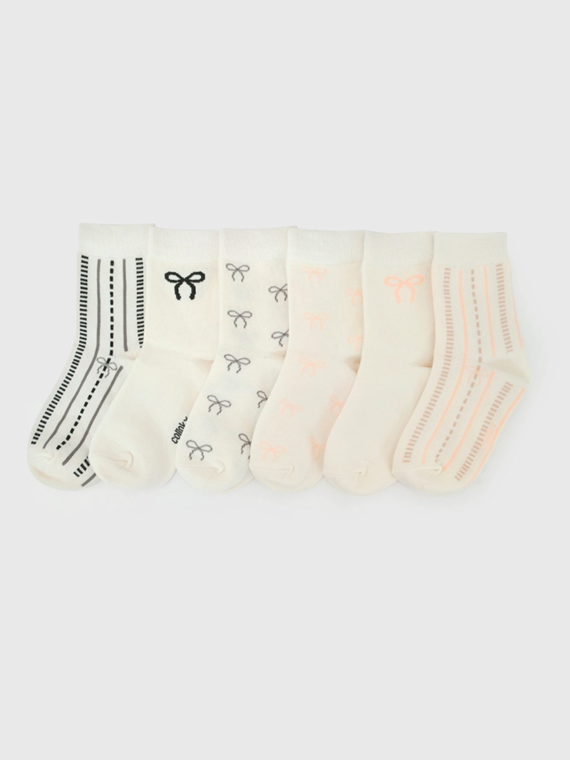 PACK X6 CALCETINES NIÑA COLLOKY - 1