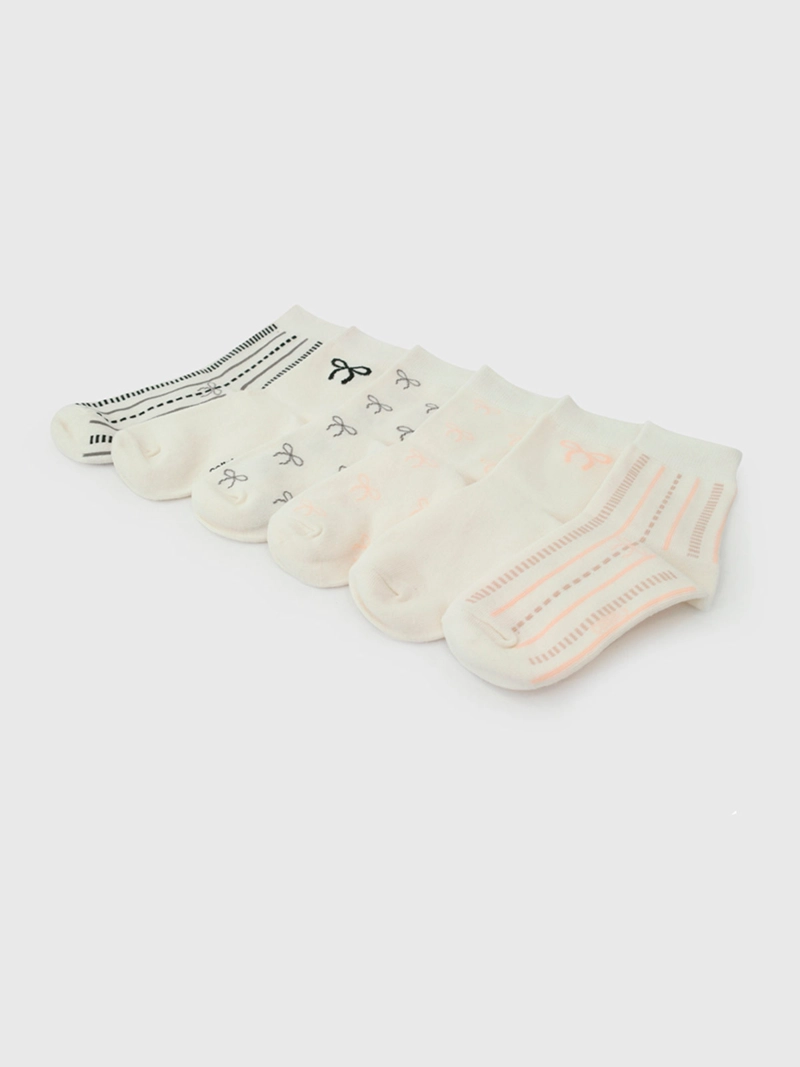PACK X6 CALCETINES NIÑA COLLOKY - 2
