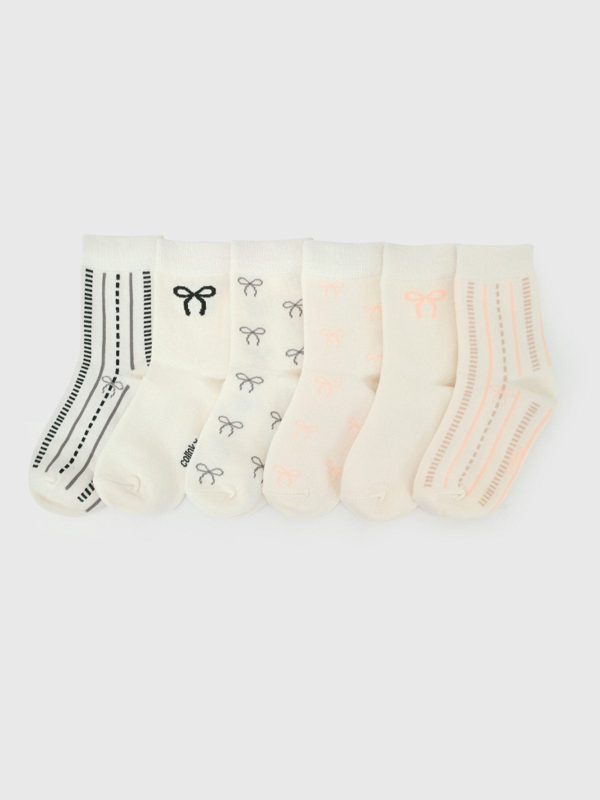 PACK X6 CALCETINES NIÑA COLLOKY - 1