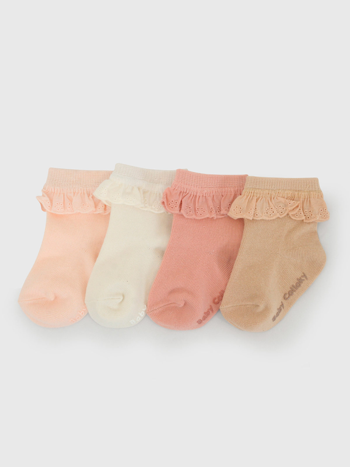 PACK X4 CALCETINES NIÑA COLLOKY VUELOS - 1