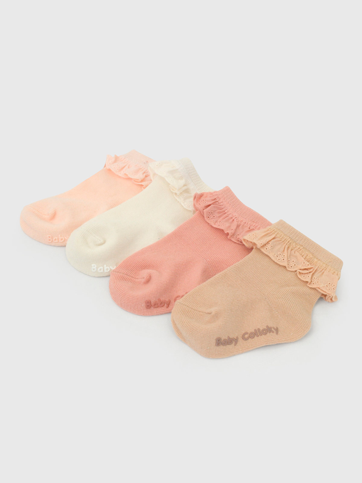 PACK X4 CALCETINES NIÑA COLLOKY VUELOS - 2