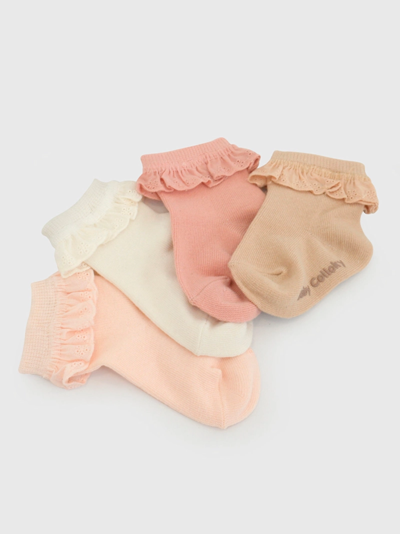 PACK X4 CALCETINES NIÑA COLLOKY VUELOS - 3