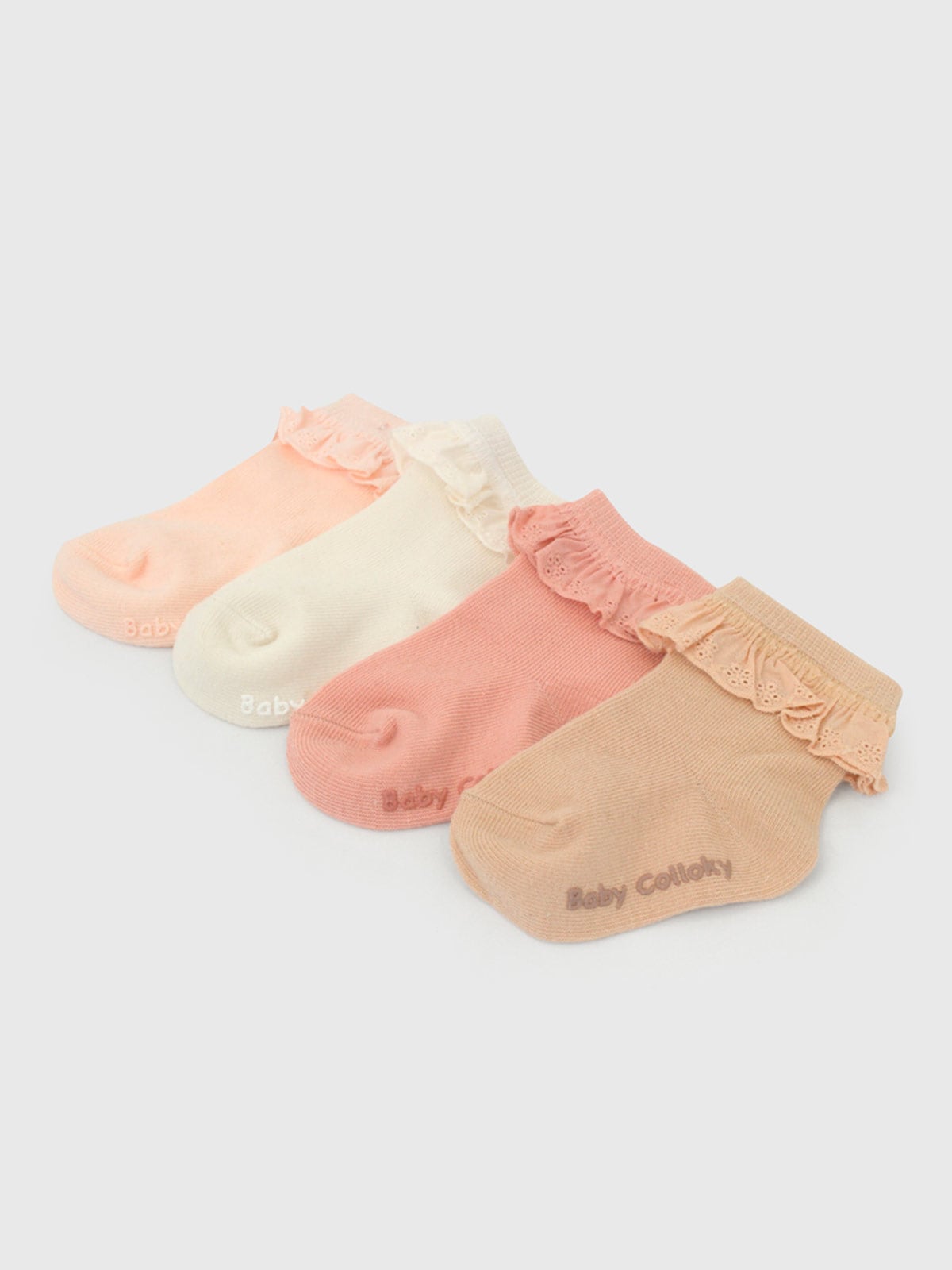 PACK X4 CALCETINES NIÑA COLLOKY VUELOS - 2