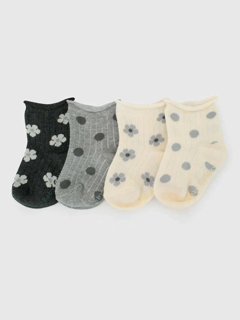 PACK X4 CALCETINES NIÑA COLLOKY VUELOS - 1
