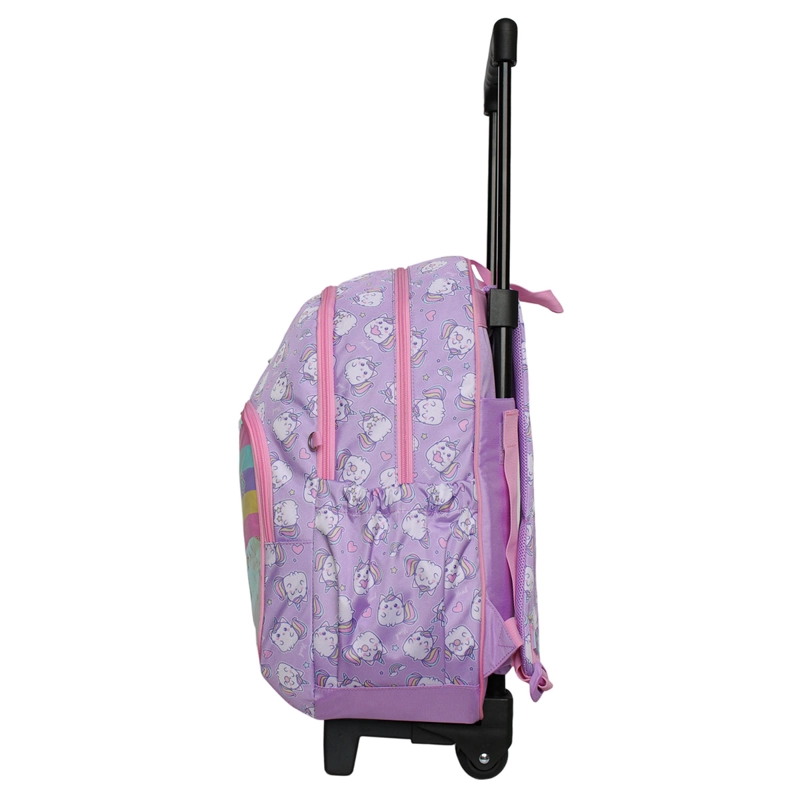 MOCHILA CON RUEDAS HEAD CHIPS 2026 GATICORNIO LILA - 4