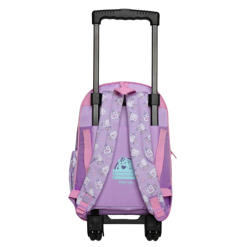 MOCHILA CON RUEDAS HEAD CHIPS 2026 GATICORNIO LILA - 5