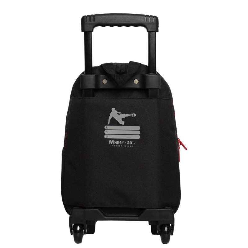 MOCHILA CON RUEDAS HEAD WINNER 2026 SOCCER NEGRO - 5