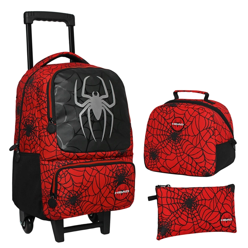 MOCHILA CON RUEDAS HEAD PACK BAKAN 2026 ARAÑA ROJO - 1