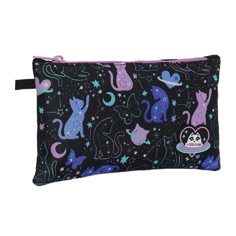 MOCHILA CON RUEDAS HEAD PACK BAKAN 2026 SPACE CAT NEGRO - 4