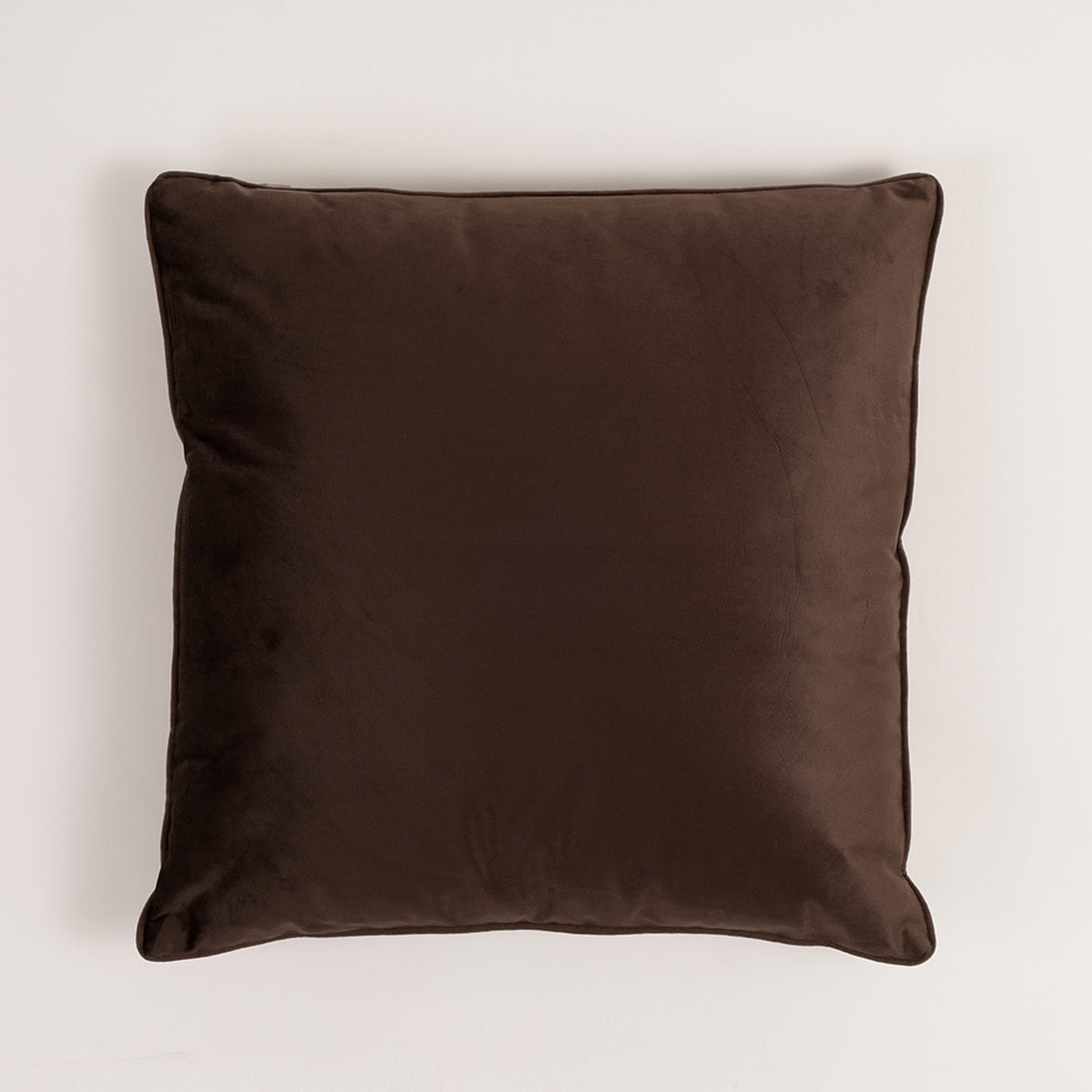 COJÍN DECORATIVO RIPLEY HOME VELVET 50X50 CM CAFÉ - 1
