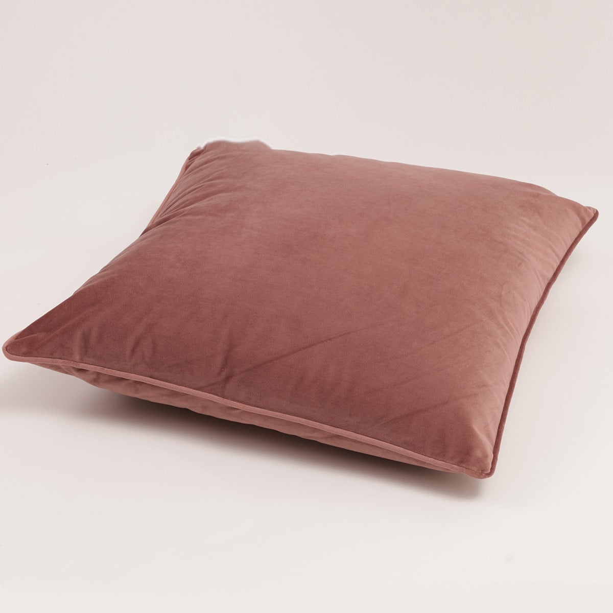 COJÍN DECORATIVO RIPLEY HOME VELVET 50X50 CM PALO ROSA - 2