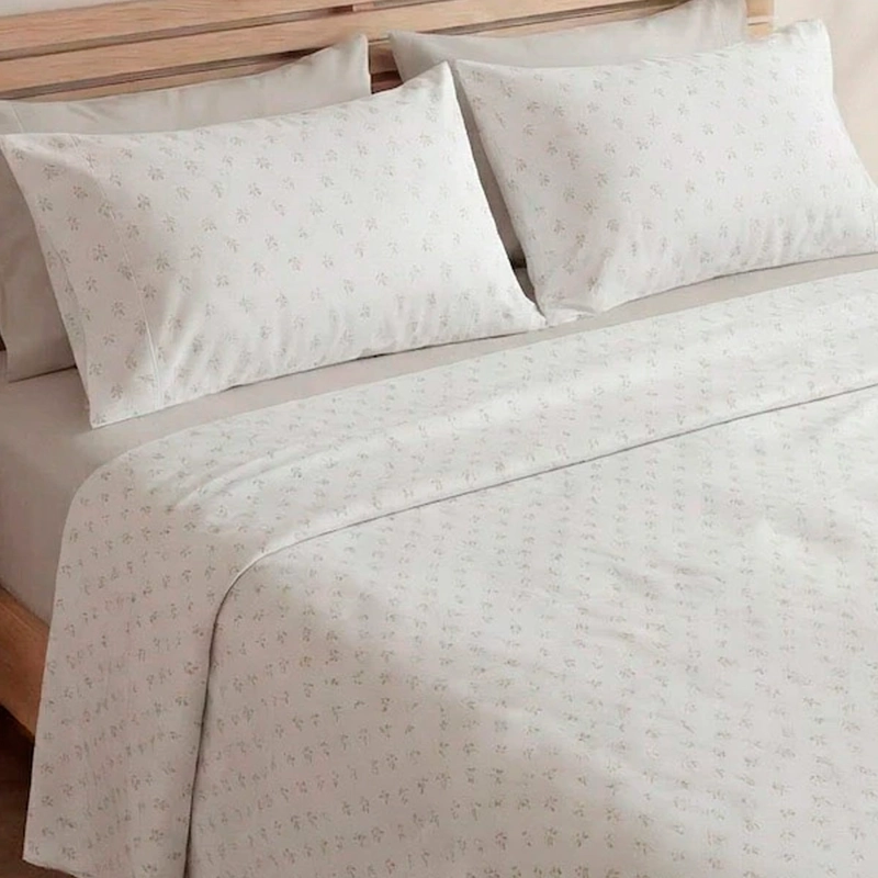 JUEGO DE SÁBANAS RIPLEY HOME ESTAMPADA DOBLE FUNDA KING TAUPE - 2