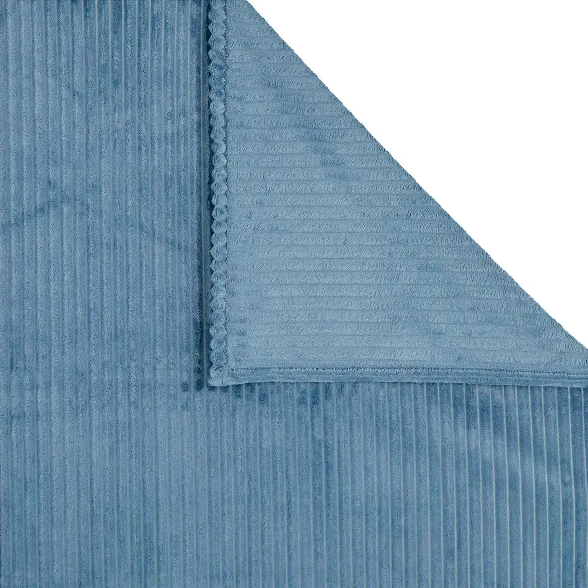 MANTA RIPLEY HOME FLANNEL EMBOSSED LÍNEAS ACERO - 3