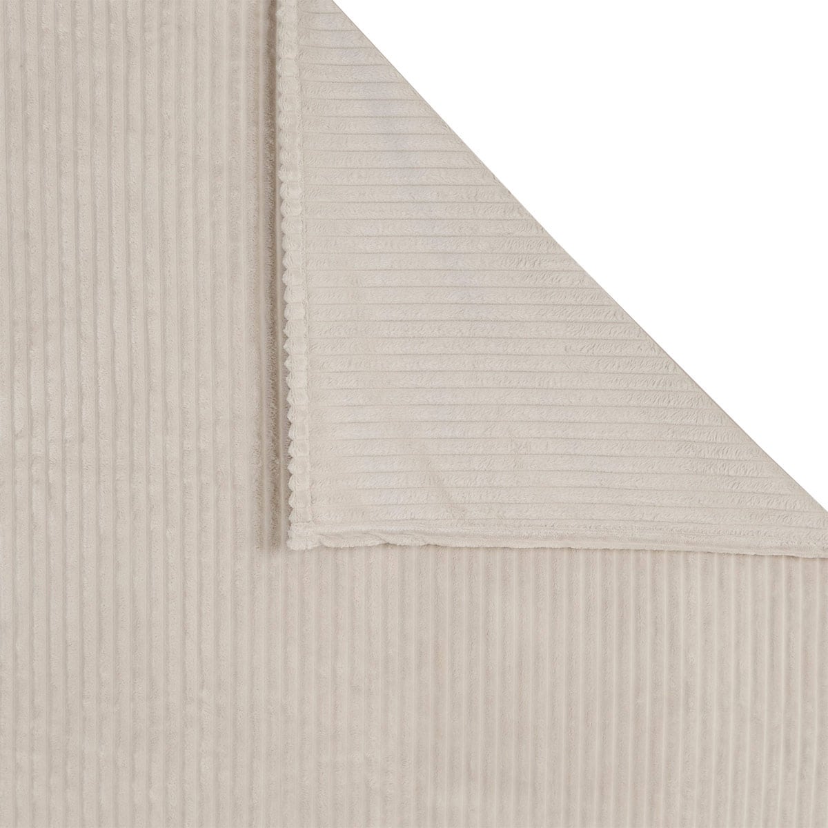 MANTA RIPLEY HOME FLANNEL EMBOSSED LÍNEAS GRIS - 3