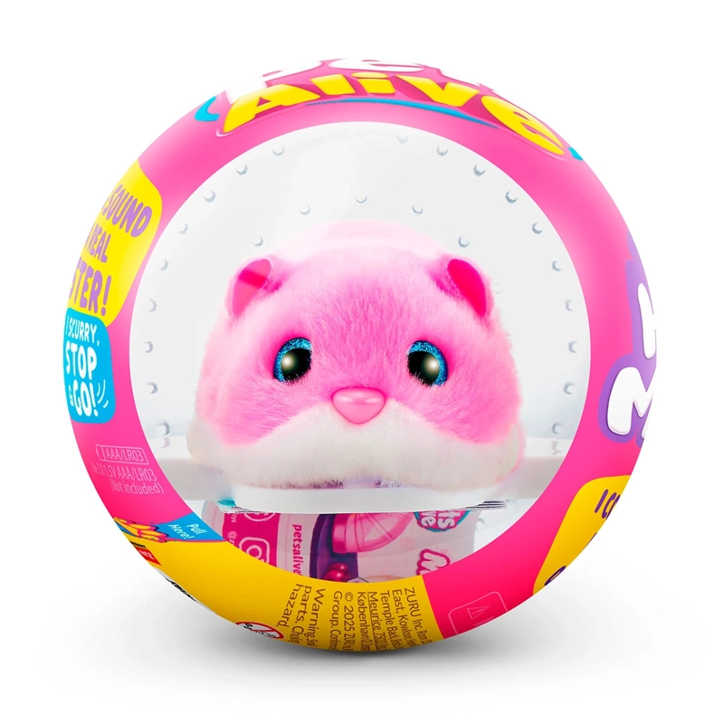 PELUCHE PETS ALIVE HAMSTER CAMINADOR EN BOLA - MODELO ALEATORIO - 3