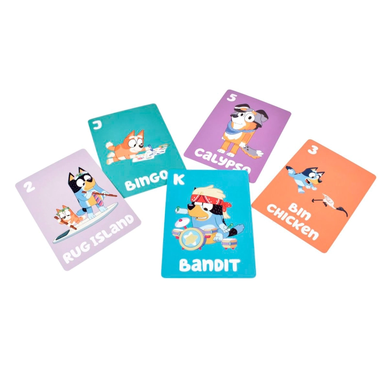 JUEGO DE CARTAS BLUEY 5 EN 1  - 8