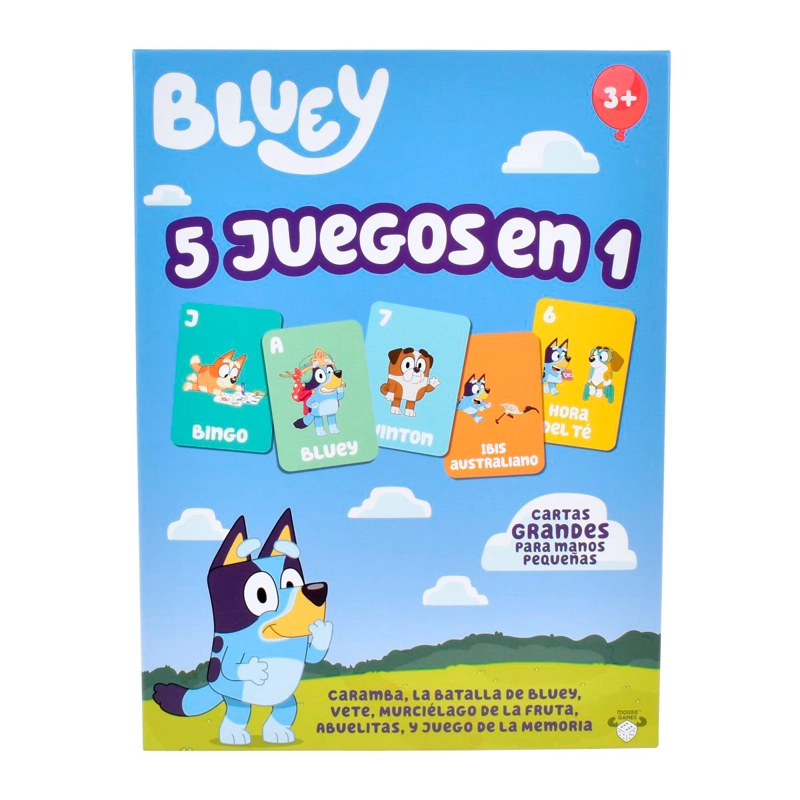 JUEGO DE CARTAS BLUEY 5 EN 1  - 9