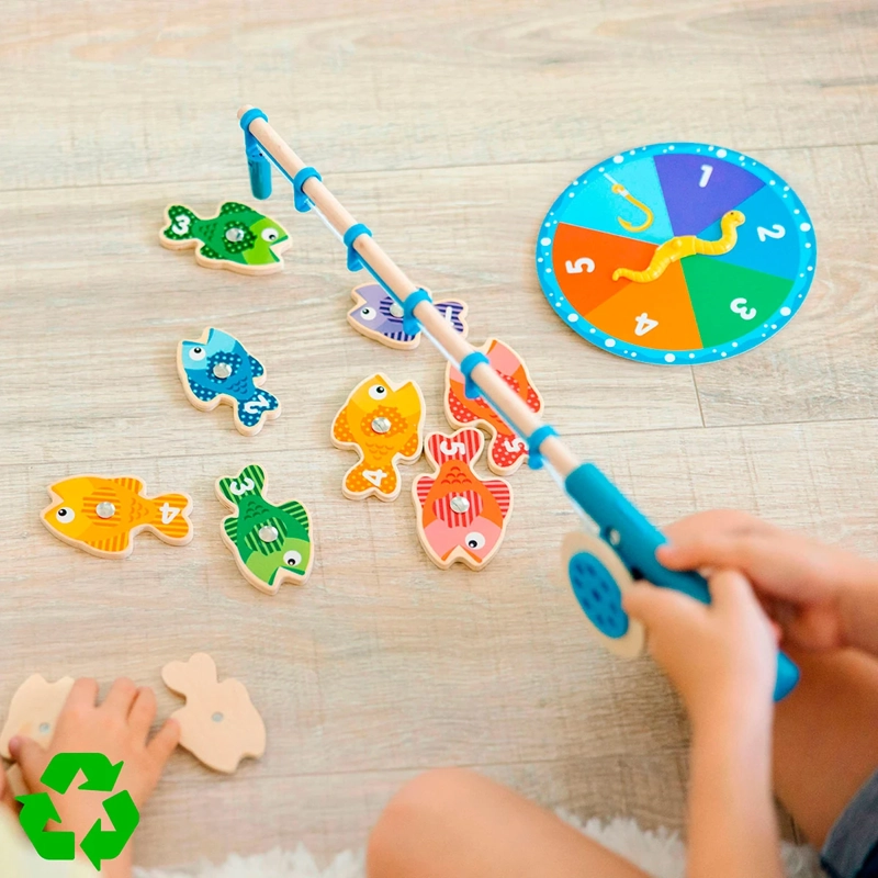 JUEGO DE PESCA DE MADERA - 3