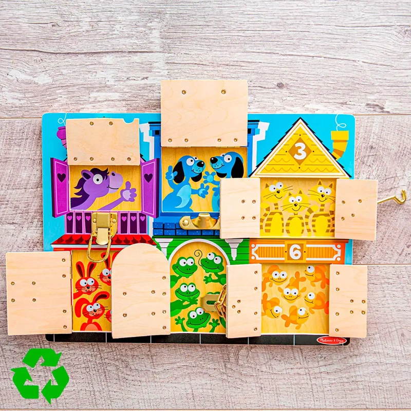 JUEGO DE PESTILLOS DE MADERA - 4