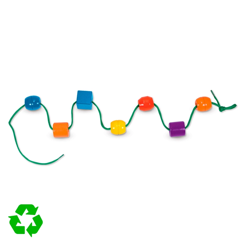 JUEGO ENCAJE CORDONES MADERA - 3