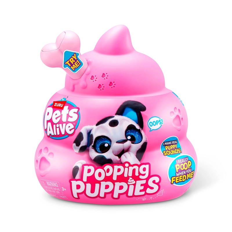 MASCOTA REAL POOPING PUPPIES - MODELO ALEATORIO - 1