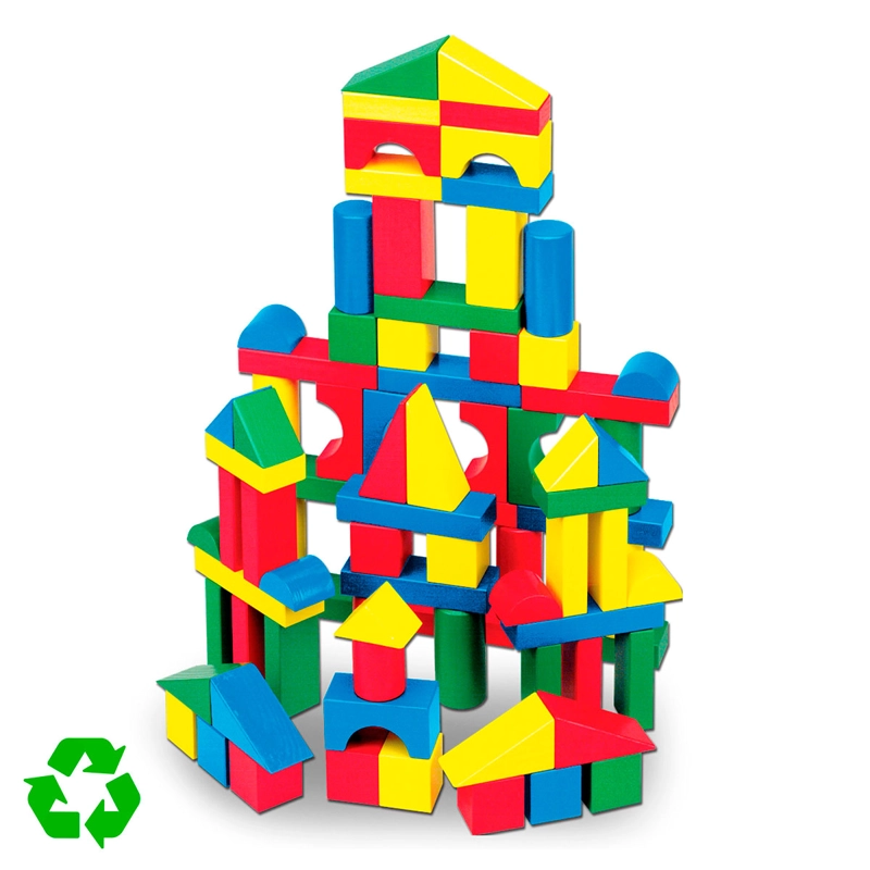 SET 100 BLOQUES DE MADERA - 2