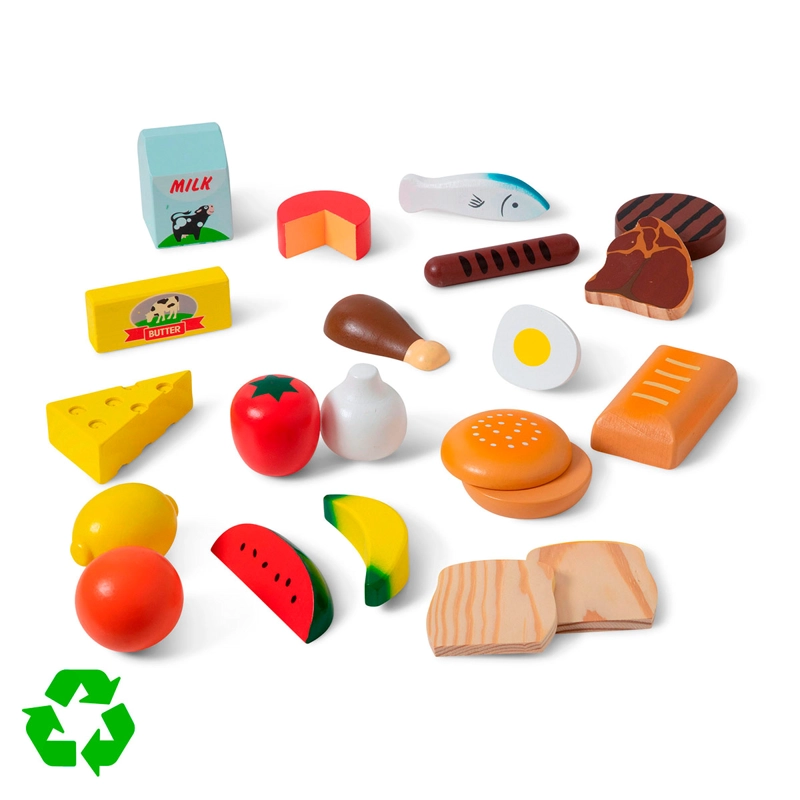 SET DE ALIMENTOS DE MADERA - 3