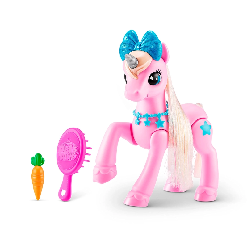SET DE JUEGO PETS ALIVE UNICORNIO MÁGICO Y ESTABLO - 3