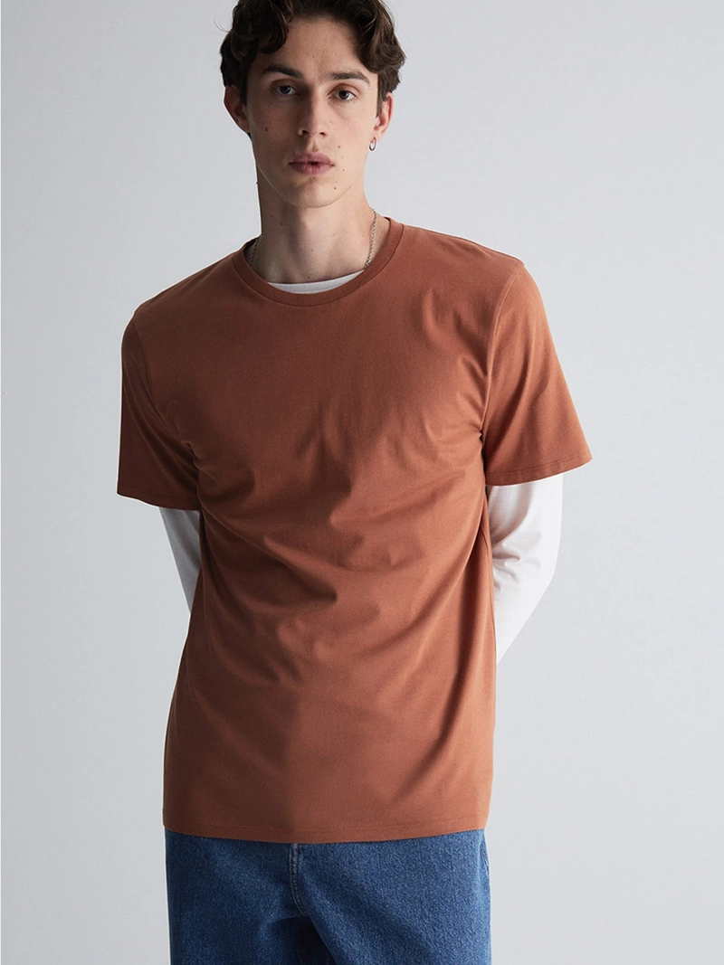 POLERA HOMBRE SFERA ALGODÓN MANGA CORTA CUELLO REDONDO