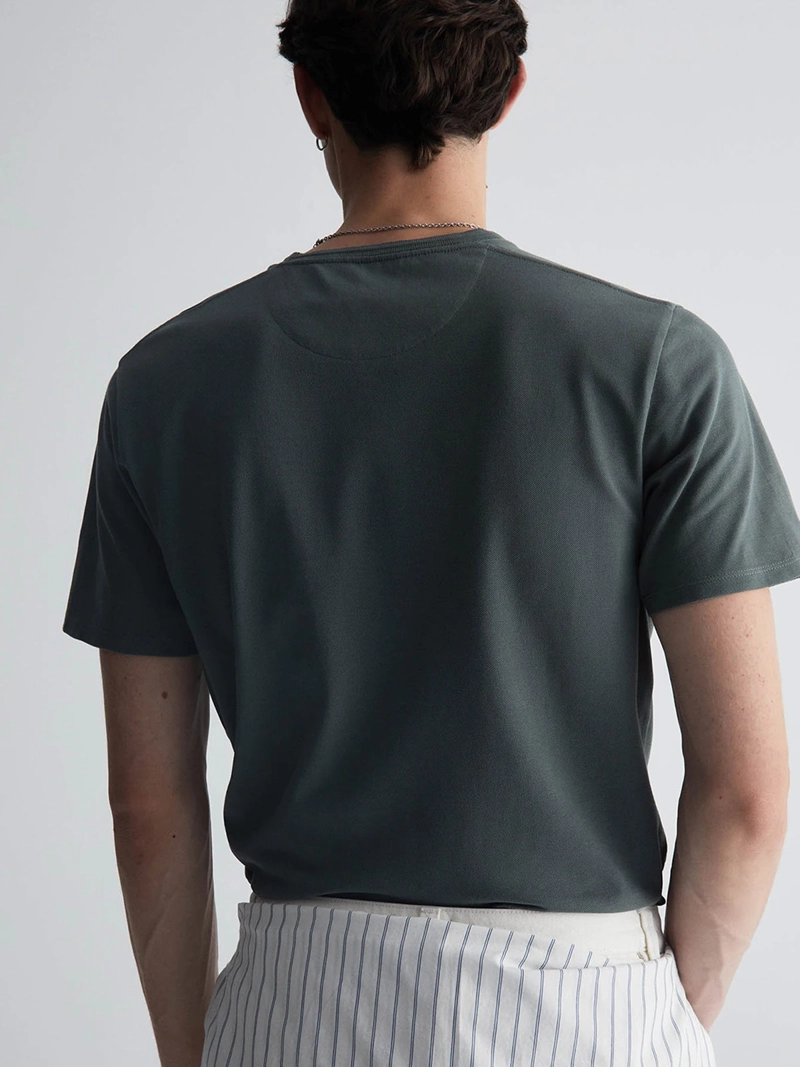 POLERA HOMBRE SFERA ALGODÓN MANGA CORTA BOLSILLO - 2