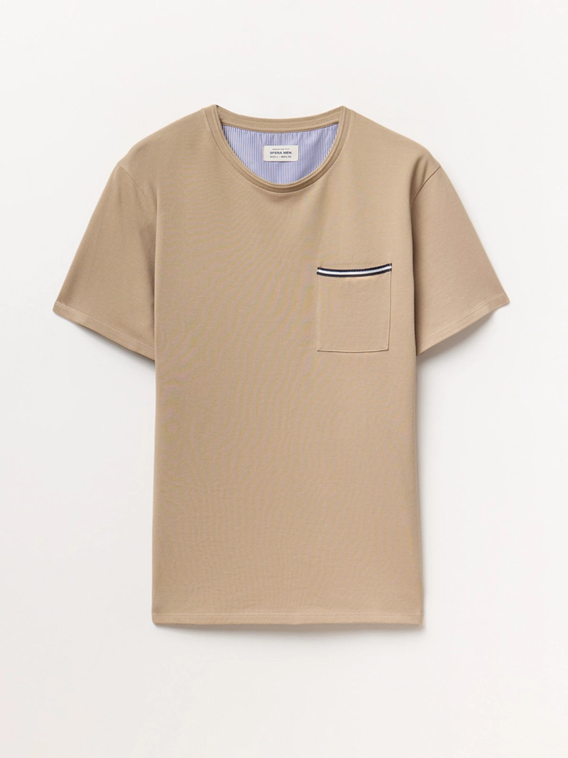 POLERA HOMBRE SFERA ALGODÓN MANGA CORTA BOLSILLO - 3