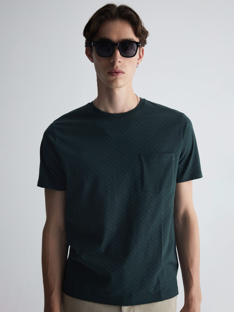 POLERA HOMBRE SFERA ALGODÓN MANGA CORTA