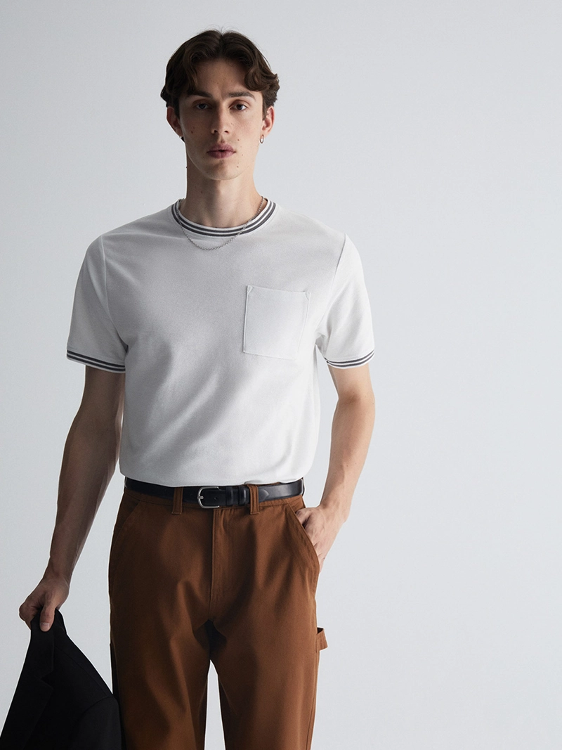 POLERA HOMBRE SFERA MANGA CORTA CUELLO REDONDO