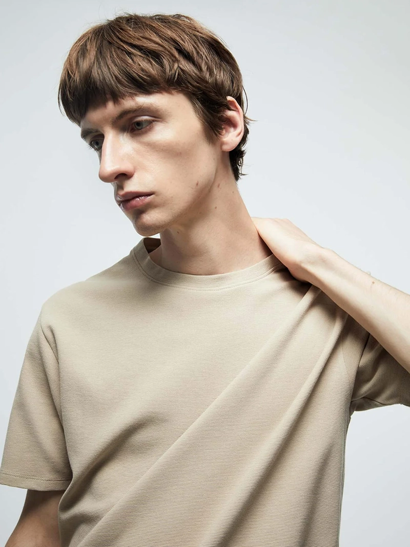 POLERA HOMBRE SFERA MANGA CORTA CUELLO CAJA - 3