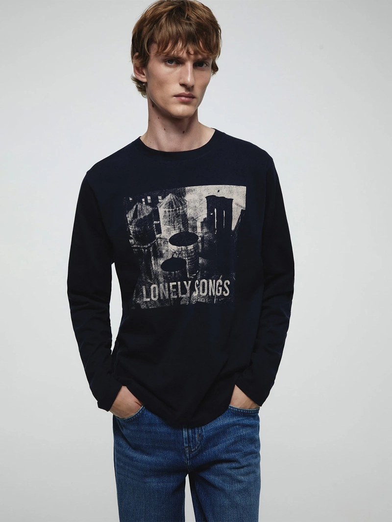 POLERA HOMBRE SFERA ALGODÓN  - 1