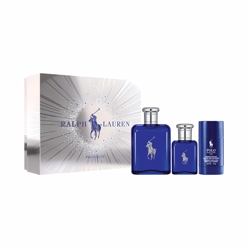 PERFUME RALPH LAUREN POLO BLUE HOMBRE EDT 125 ML + 40 ML + DESODORANTE - 2