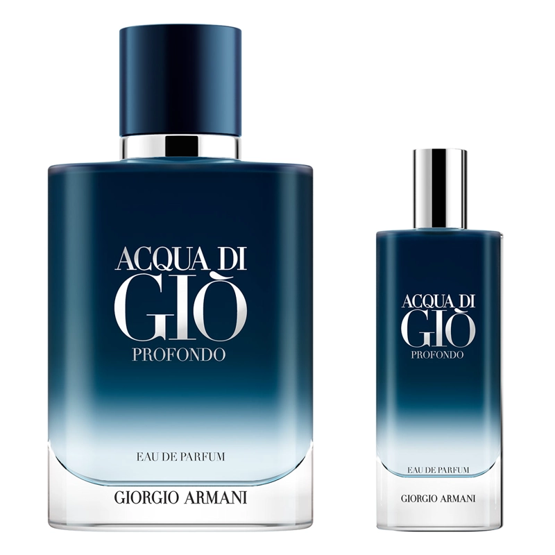 SET PERFUME GIORGIO ARMANI ACQUA DI GIO PROFONDO HOMBRE EDP 100 ML + GIORGIO ARMANI 15 ML - 1