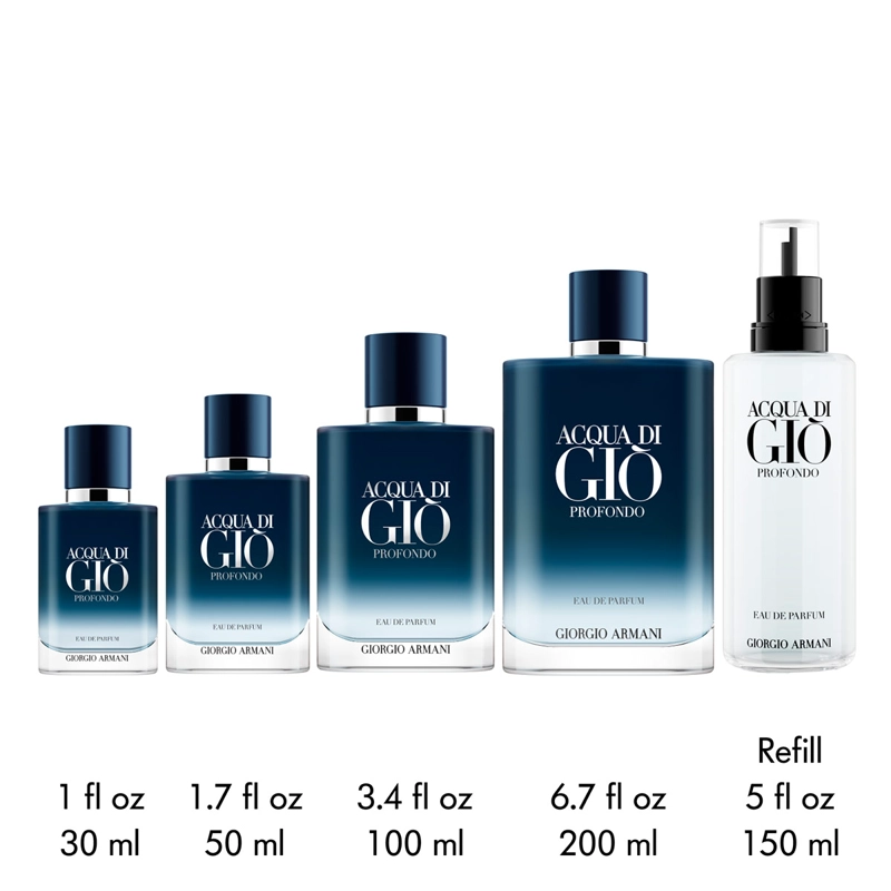 SET PERFUME GIORGIO ARMANI ACQUA DI GIO PROFONDO HOMBRE EDP 100 ML + GIORGIO ARMANI 15 ML - 4