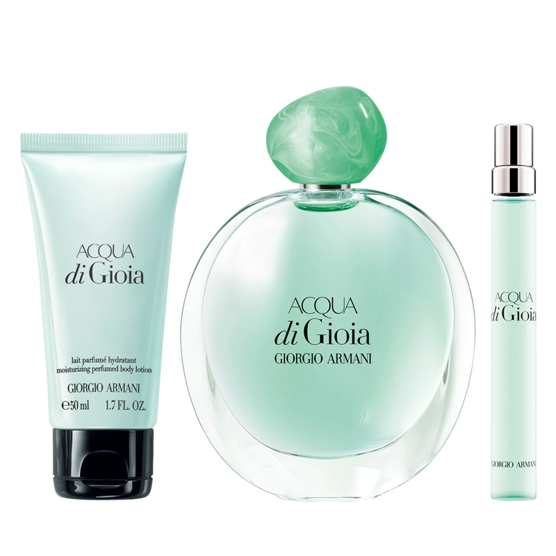 SET PERFUME GIORGIO ARMANI ACQUA DI GIOIA MUJER EDTP 100 ML + 10 ML + LOCIÓN CORPORAL 50 ML - 1