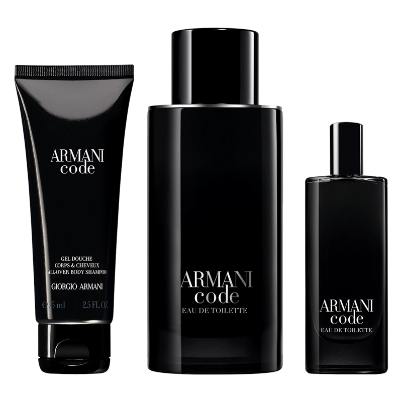 SET PERFUME GIORGIO ARMANI ARMANI CODE HOMBRE EDT 125 ML + 15 ML + GEL DE DUCHA 75 ML - 1