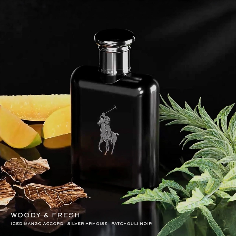 PERFUME RALPH LAUREN POLO BLACK HOMBRE EDT 125 ML + 40 ML + DESODORANTE - 4