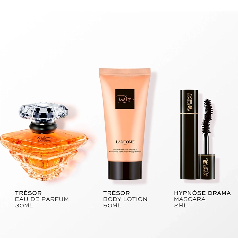 PERFUME LANCÔME TRÉSOR MUJER EDP 30 ML + LOCIÓN 50 ML + MÁSCARA DE PESTAÑAS - 2