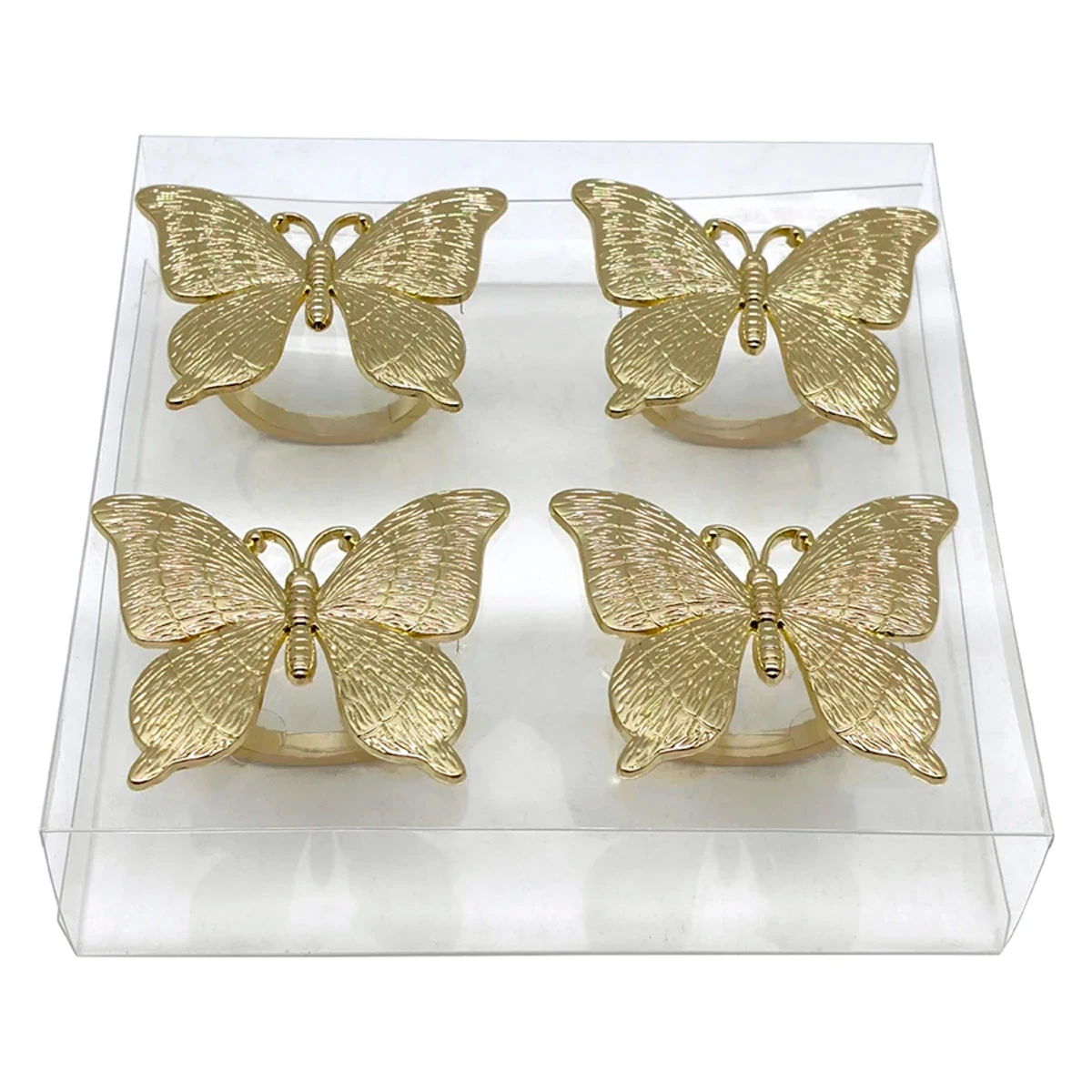 SET X4 PORTA SERVILLETAS RIPLEY HOME MARIPOSA AMELIE - 3