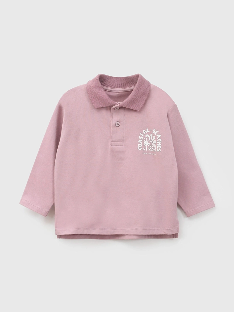 POLERA MANGA LARGA NIÑO COLLOKY PIQUE - 1