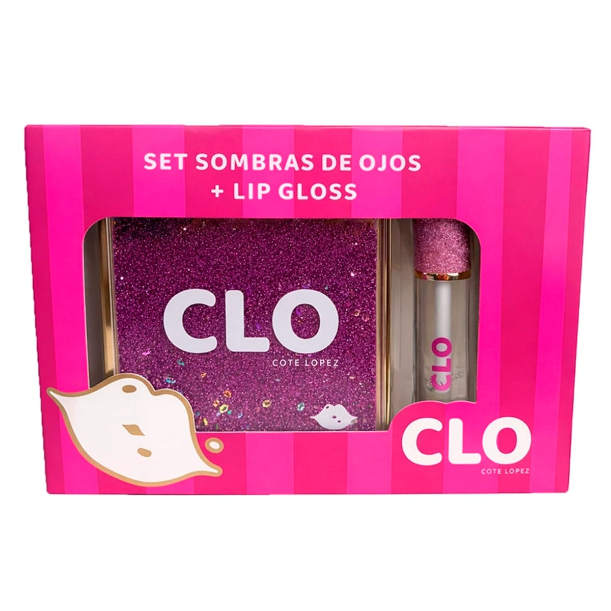 SET MAQUILLAJE CLO SOMBRA OJOS Y LIP GLOSS 12GR+4GR - 1